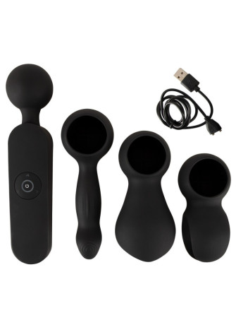Wand Vibrator with 3 Attachments